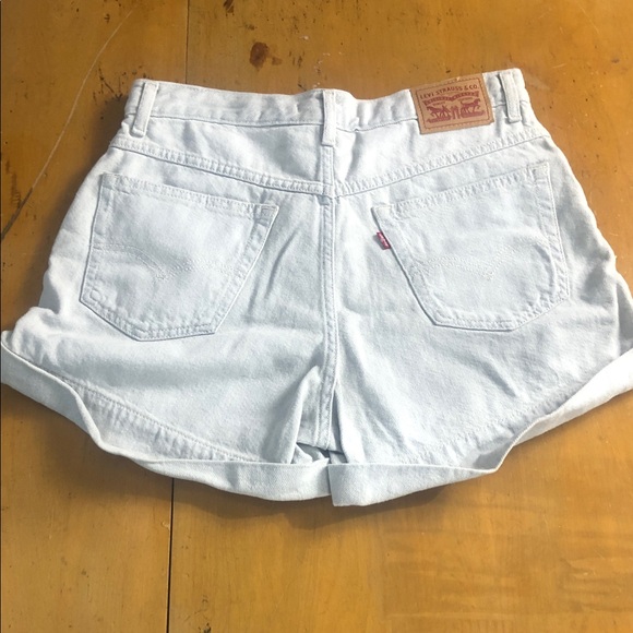 Levi’s Strauss A Line mom shorts 29 Light Blue Women's Denim Shorts - Picture 9 of 10
